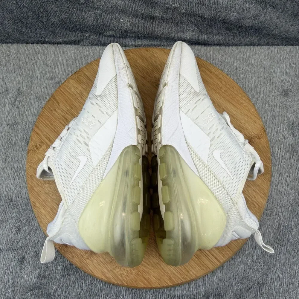 Nike Air Max 270 Shoes Boys Size 6.5Y White Running Sneakers 943345-103